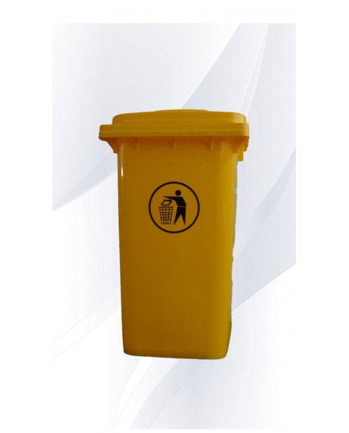 Contenedor HDPE Amarillo 240 LTS