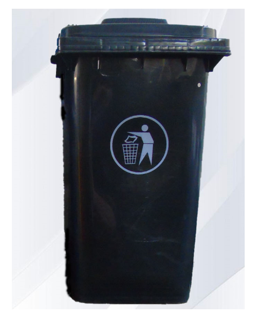Contenedor HDPE Negro 240 LTS